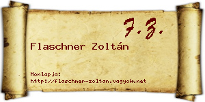 Flaschner Zoltán névjegykártya