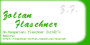 zoltan flaschner business card